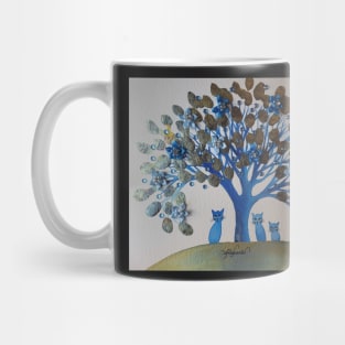 Thunder Bay Whimsical Tree Cats Mug